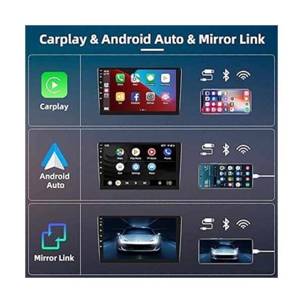 Rimoody Estéreo para automóvil Apple Carplay para Toyota