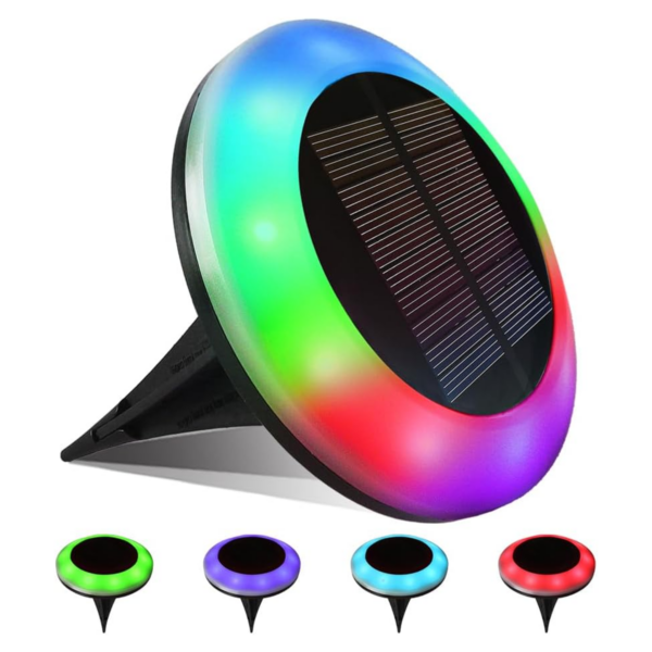 LAMTREE Paquete de 4 luces solares de disco de 20 lúmenes_1