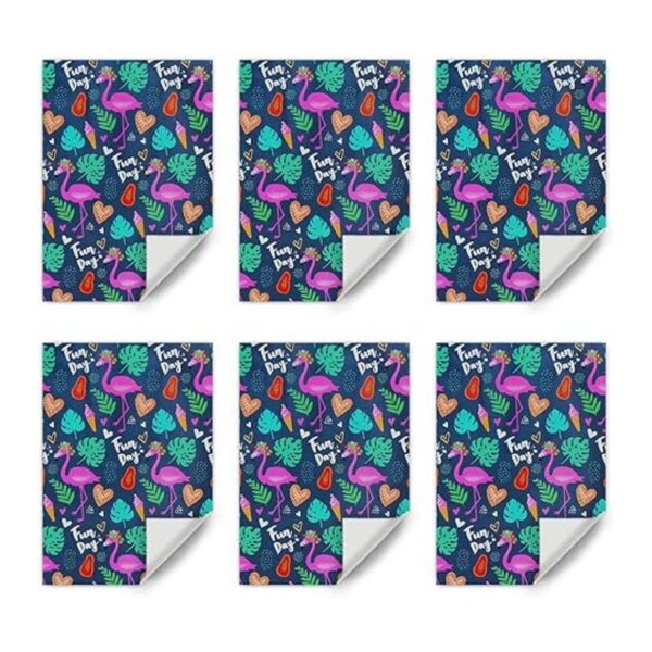 Geluode Aloha Papel de regalo de flamenco para todas las
