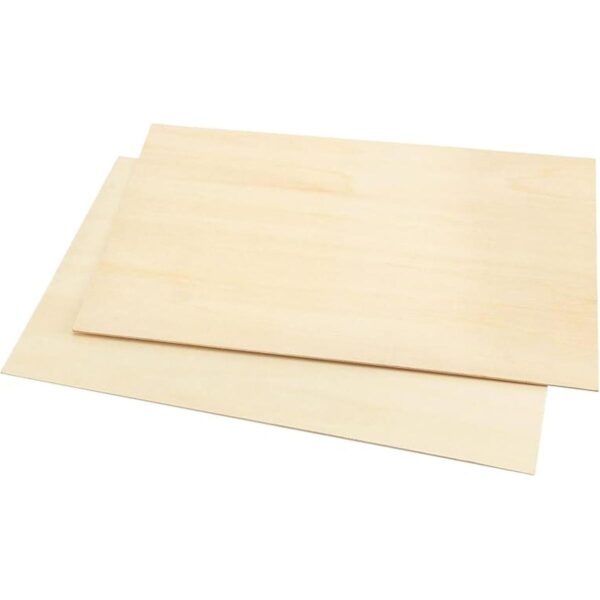JOIKIT 24 hojas de madera de tilo de 12 x 8 x 116