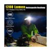 Linterna frontal LED recargable 1200 lúmenes linterna_2