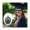 KINBOM 5 cuentas de graduación para ramo de boda colgante