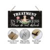 Treatment in Progress Please Do Not Disturb Letrero de_5