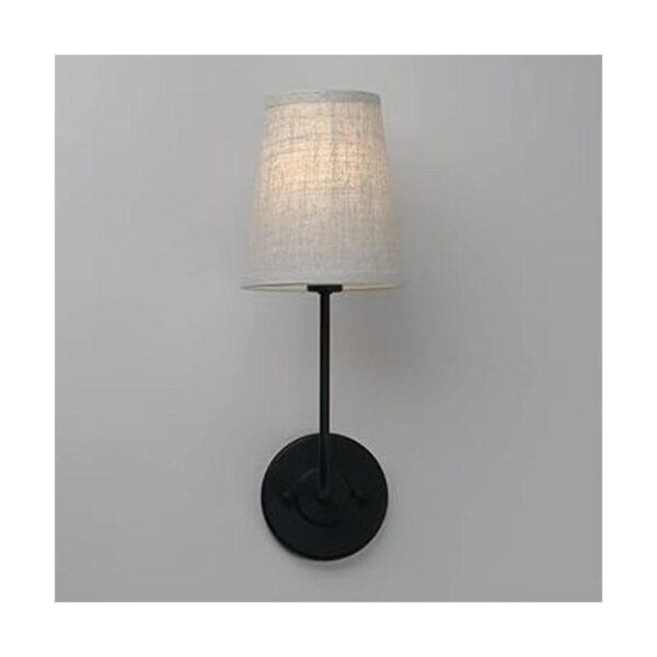 Permo Juego de 2 lámparas de pared rústicas vintage con_4