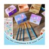Leinuosen 15 cajas de madera pequeñas con tapas con