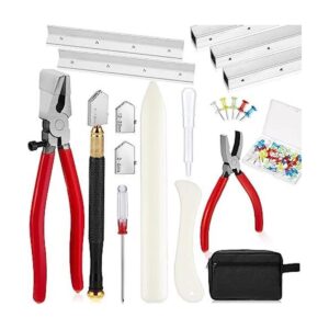 Kit de 18 piezas de vidrio manchado incluye 2