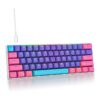 Mosptnspg RGB Mini Teclado mecánico para juegos de 60_1
