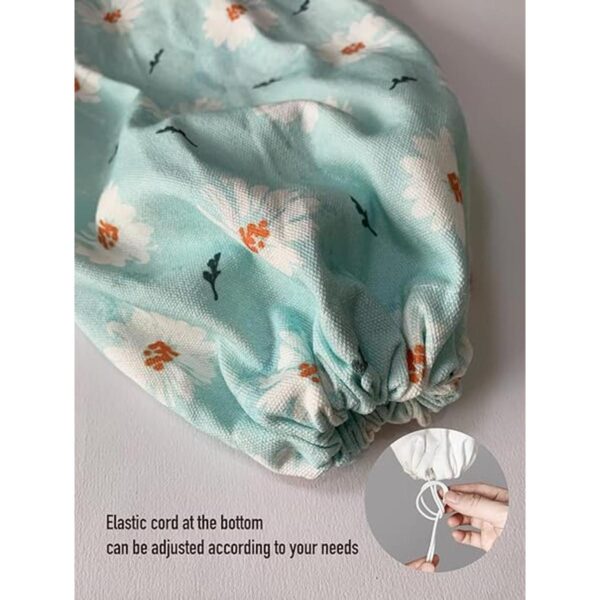 Hglian Dispensador de bolsas de comestibles con flores_4