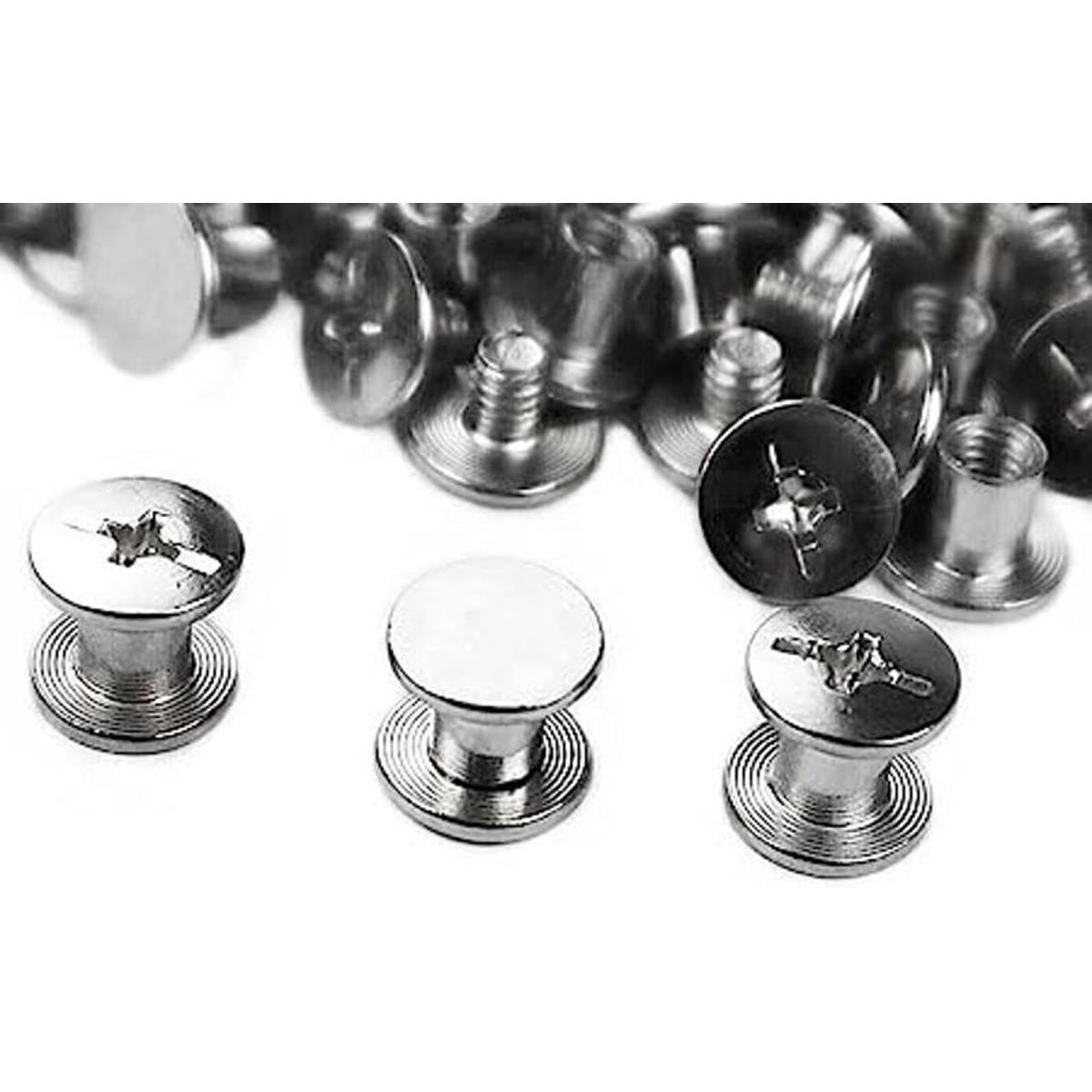 IDEALSV Remaches de cuero de acero inoxidable 304 100