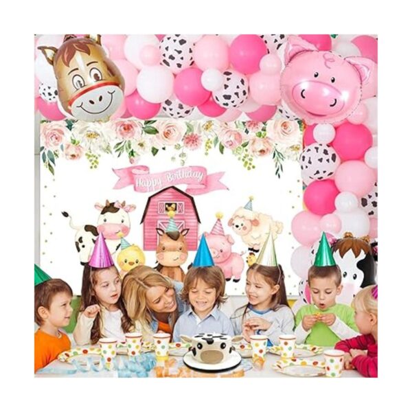 Decoraciones de cumpleaños con temática de granja de_3