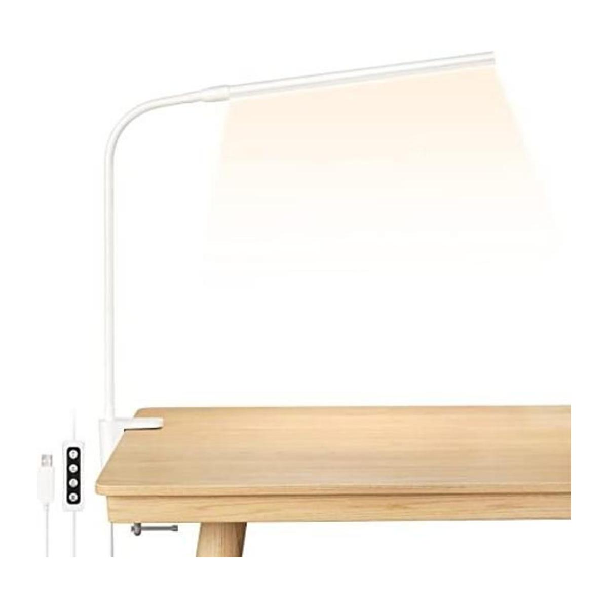 Lepro Lámpara de escritorio con clip luz de lectura LED