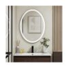 BuLife Espejo de baño LED ovalado de 32 x 24 pulgadas_1