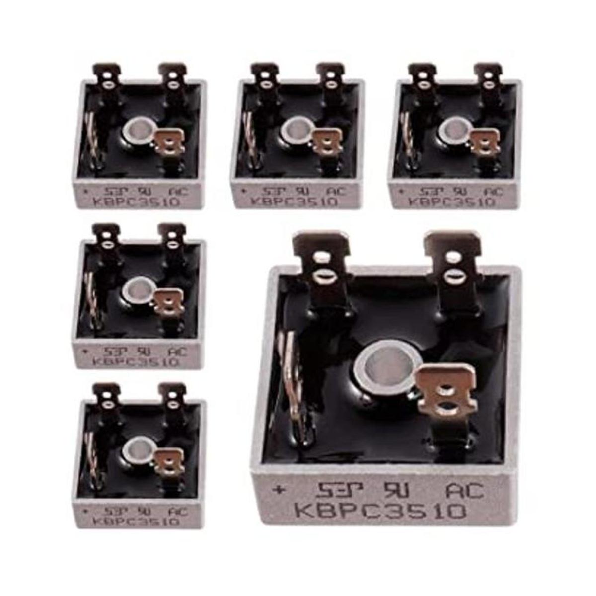 BOJACK KBPC3510 Diodos rectificadores de puente de 35 A
