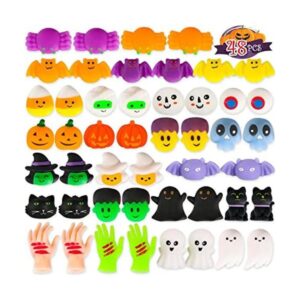 MGparty 48 juguetes de Halloween Squishies para niños_1