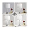 QIMH Juego de 2 lámparas de mesa con control táctil con_4