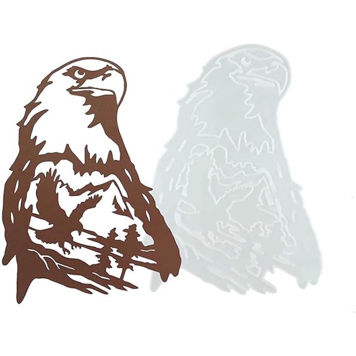 Molde de resina de águila calva decoración de pared de