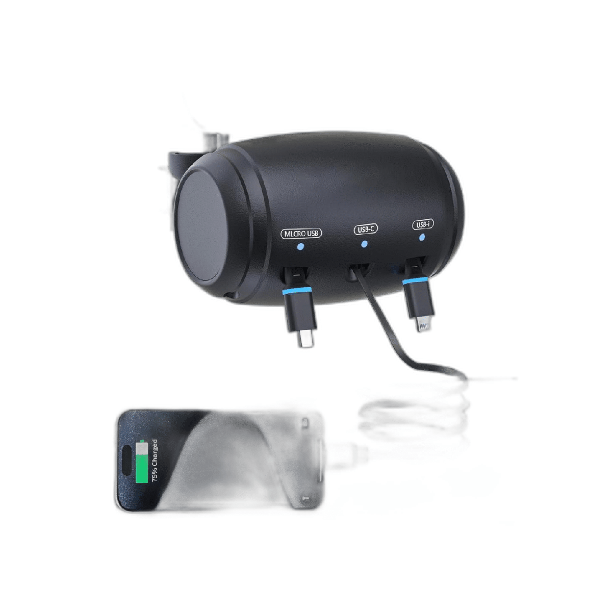 Multi Car Retractable Charging Station Box 3 in 1 Car