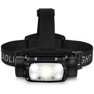 Faro LED recargable lámpara de cabeza con sensor de_1