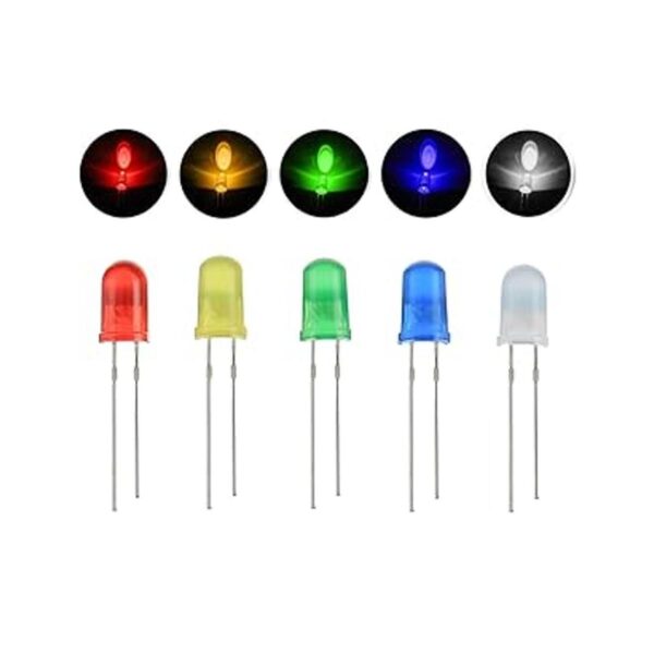 BOJACK 5 colores 500 piezas de luces LED de diodo de_4