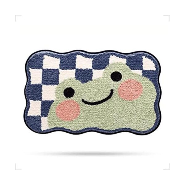 Linda alfombra de baño extra suave absorbente