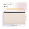 Cruleen Paquete de 10 bolsas en blanco para manualidades_2