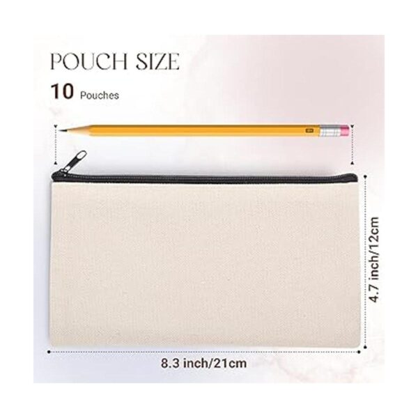 Cruleen Paquete de 10 bolsas en blanco para manualidades_2