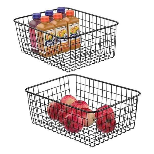 HDYOUDO Cesta de almacenamiento de alimentos de alambre de_2