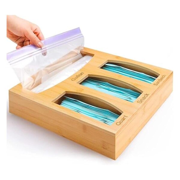 Organizador de almacenamiento de bolsas Ziplock de