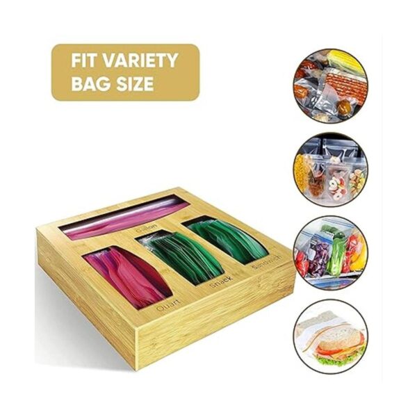 Organizador de almacenamiento de bolsas Ziplock de