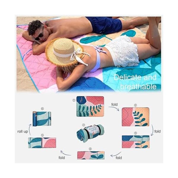 Exclusivo Mezcla Mantas de picnic impermeables de 3 capas_2