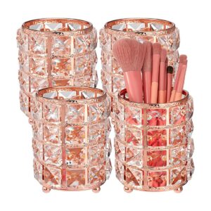 Paquete de 4 soportes para brochas de maquillaje de