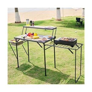 Maarch Mesas plegables para acampar al aire libre mesa de_1