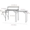 Maarch Mesas plegables para acampar al aire libre mesa de_2