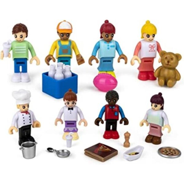 Playkidiz Juego de 8 figuras de juguete y juegos de 2_1