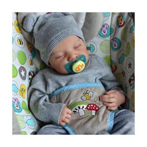 Reborn Baby Boy Muñecas de bebé Reborn realistas de 17_1