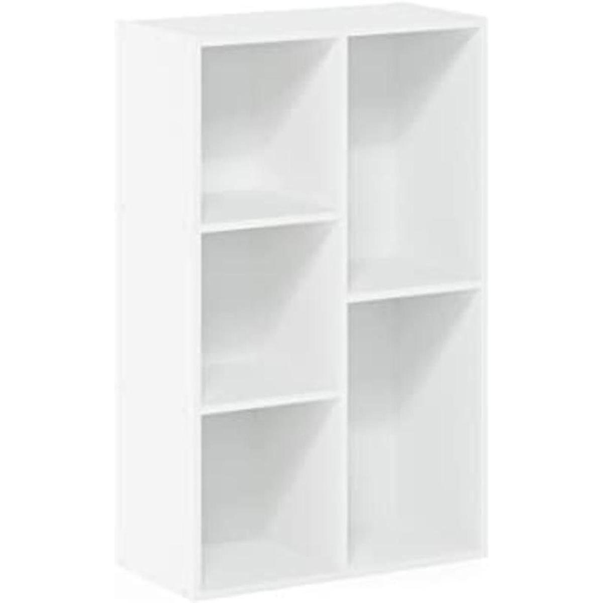 Furinno Luder Estante abierto de 5 cubos sin