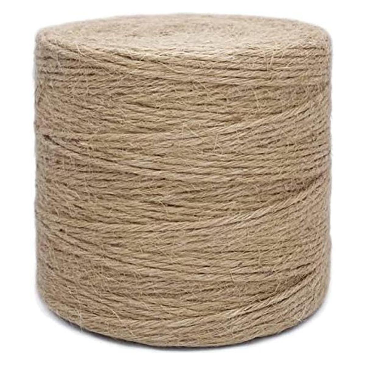 Rophomor Cuerda de yute de 500 pies 0.118 in 6 capas