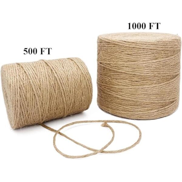 Rophomor Cuerda de yute de 500 pies 0.118 in 6 capas_2