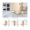 BIGMONAT Lámpara de pared inalámbrica recargable por USB_2