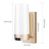 BIGMONAT Lámpara de pared inalámbrica recargable por USB_3