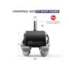Mastery Mart Ruedas giratorias para sillas de oficina para_3