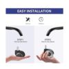 Mastery Mart Ruedas giratorias para sillas de oficina para_5