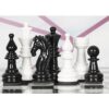 Marblous Krafts Juego de ajedrez blanco y negro de 15_5