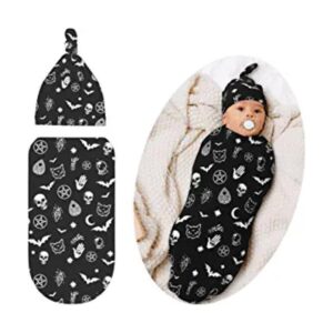 Goth Baby Stuff Manta gótica de Halloween con sombrero