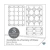 Gallery Glass Kit de ventana de privacidad 4 piezas GG_3