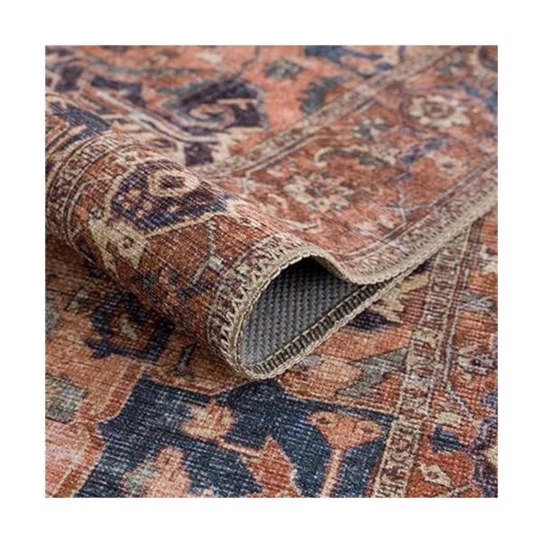 Bloom Rugs Alfombra lavable de 5 x 7 pies color beige y