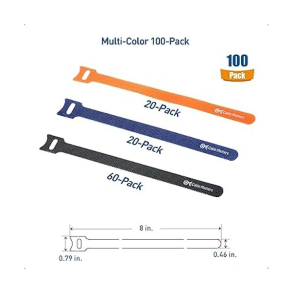 Cable Matters Paquete de 100 bridas de alambre