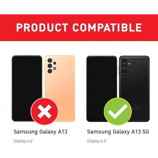 MONASAY Funda tipo cartera para Galaxy A13 5G protector_2