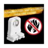 Juego de 100 lápidas LED no derivadas T8 T10 T12 soporte
