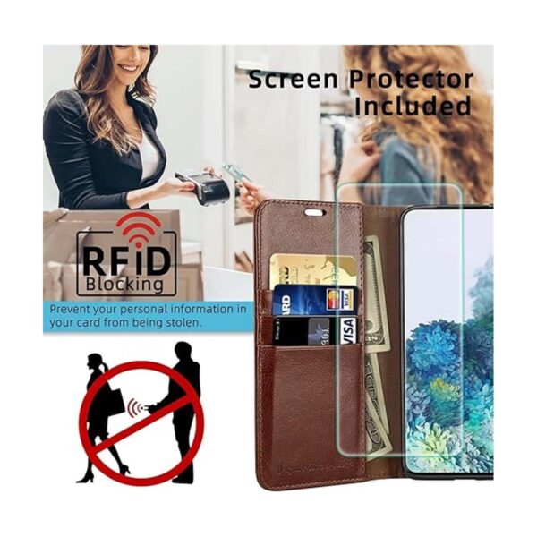 MONASAY Funda tipo cartera para Galaxy A13 5G protector_3